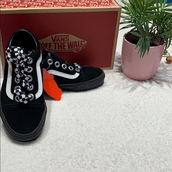🌸 new with tags in box Vans old Skool Check Lace Shoes 🌸 - Picture 6 of 13
